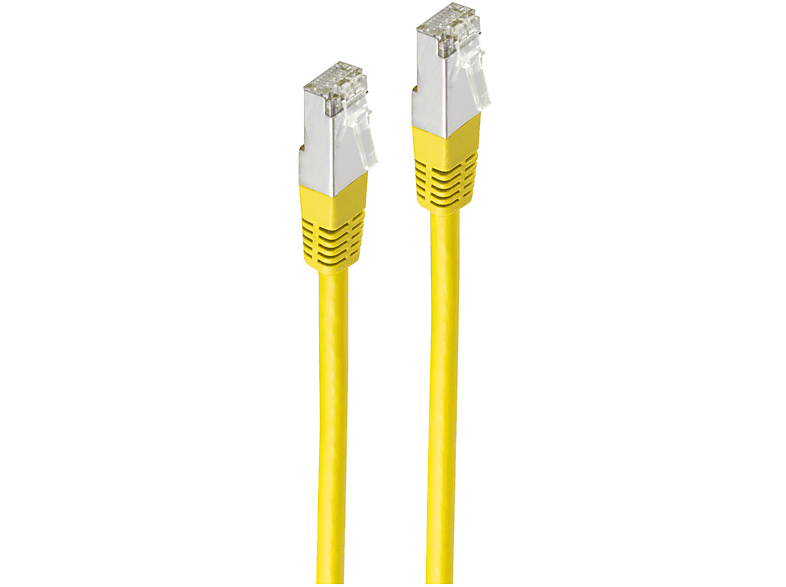 SHIVERPEAKS Patchkabel cat. 5e SF/UTP gelb 2m, Patchkabel, 2 m | Adapter & Netzwerkkabel