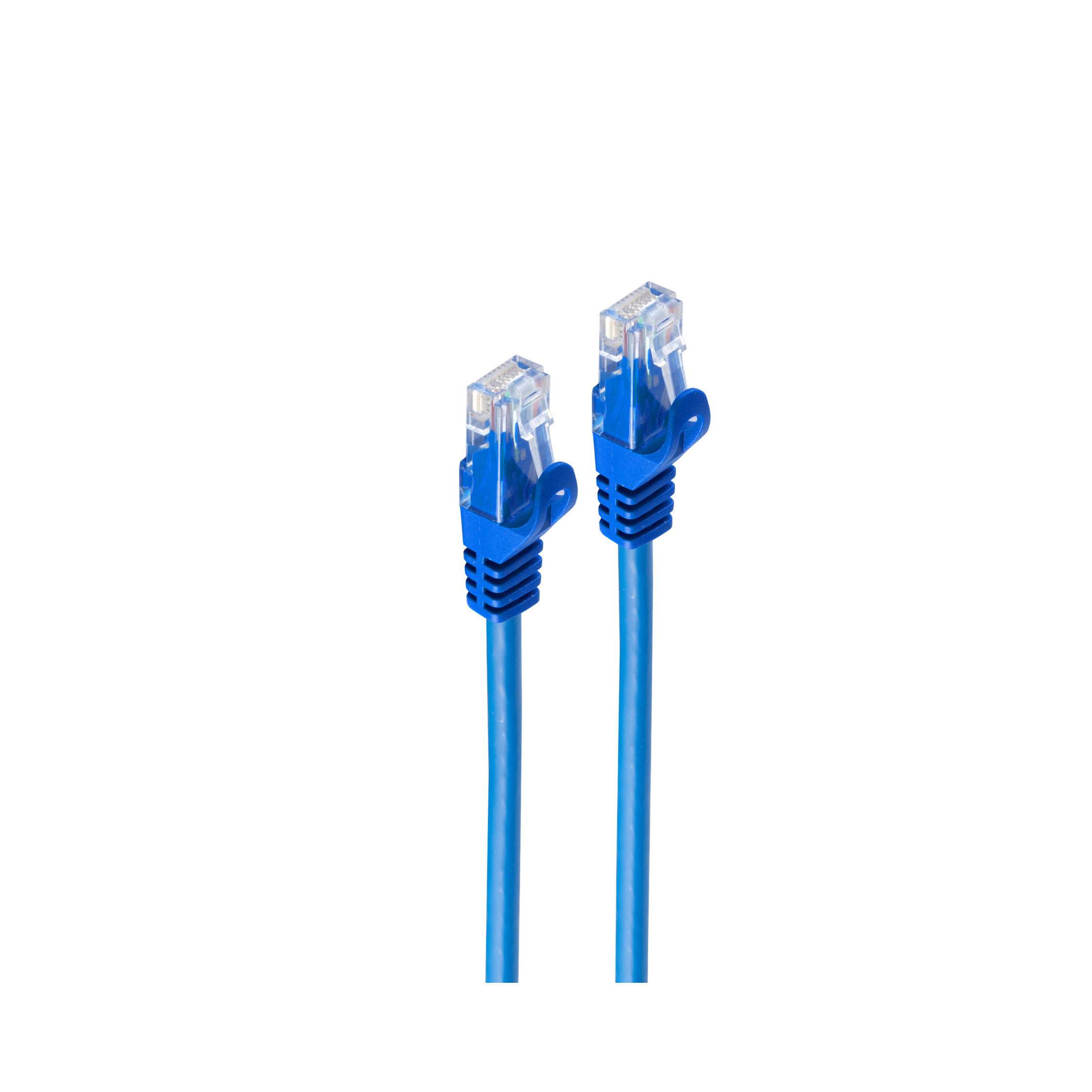 30m, m blau Patchkabel CAT 30 RJ45 7 SHIVERPEAKS U/UTP Patchkabel, Rohkabel