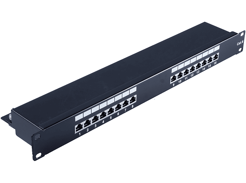 1HE-Patchpanel Patchfeld KABELBUDE 6 16 19\
