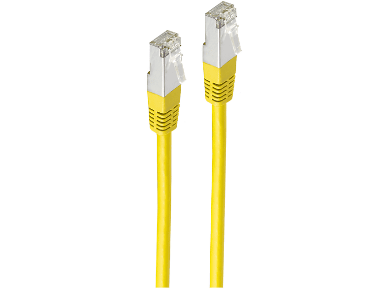 SHIVERPEAKS Patchkabel cat. m gelb Patchkabel, 5e 7,5 SF/UTP 7,5m