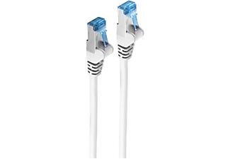 SHIVERPEAKS Patchkabel cat6A S/FTP PIMF weiß 3m, Patchkabel, 3 m