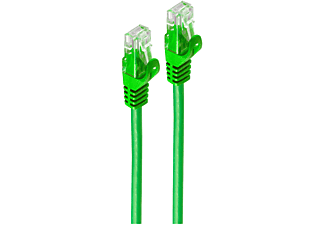 SHIVERPEAKS RJ45 Patchkabel CAT 7 Rohkabel U/UTP grün 25m, Patchkabel, 25 m