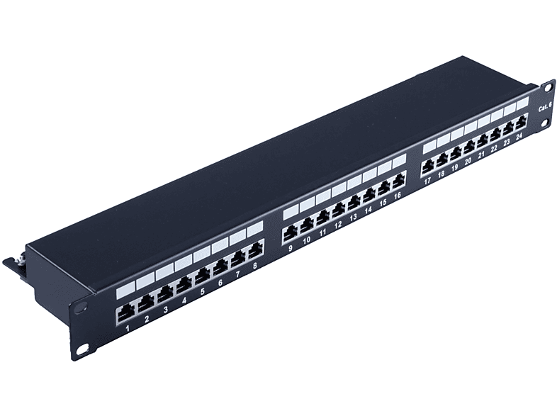 1HE-Patchpanel Port S/CONN cat 6 19\