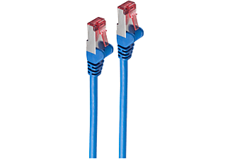 SHIVERPEAKS Patchkabel cat6A S/FTP PIMF Halogenfrei blau 15m, Patchkabel, 15 m