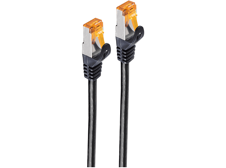 SHIVERPEAKS Patchkabel Outdoor CAT S/FTP 40 40,0m, schwarz m 6a Patchkabel