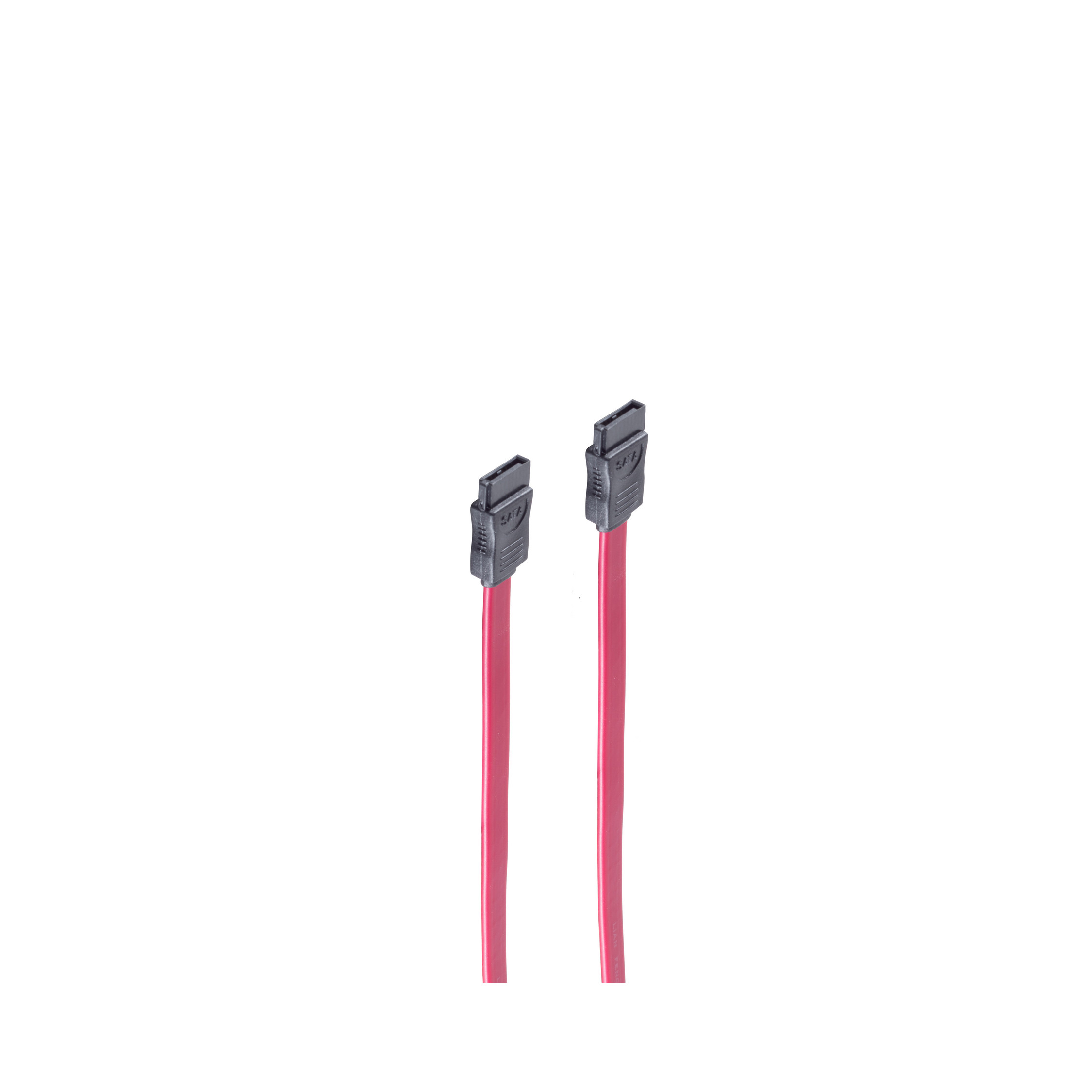 / Kabel, rot SHIVERPEAKS Stecker 0,7m SATA-Anschlusskabel SATA Stecker