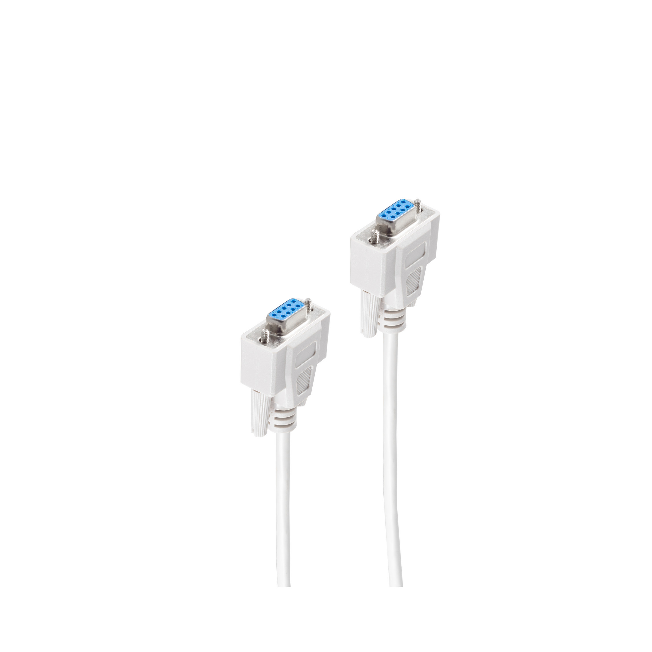 Goobay Anschlusskabel 5m 5m Nullmodem-Kabel – D-SUB 9-polig, Buchse Auf Buchse, Für Alte Geräte & Serielle Verbindungen Dc7909 Buchse