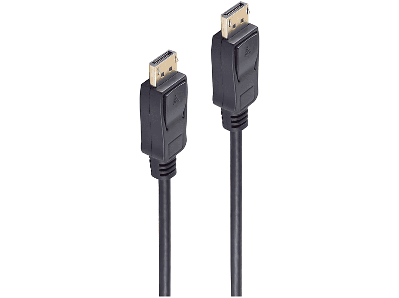 SHIVERPEAKS 5 m 5m, Kabel, DisplayPort 4K2K, Displayportkabel schwarz, UHD 1.2,