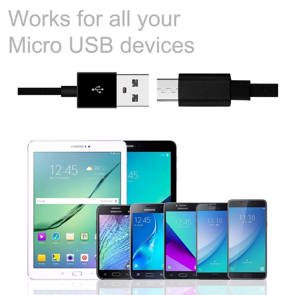 CADORABO 1 Meter Micro USB 2.4A Kabel USB-Kabel