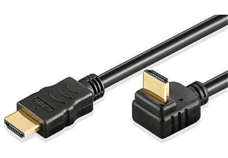 CADORABO High Speed HDMI Kabel mit Ethernet 2m 90 Grad HDMI 1.4a / 2.0 Kompatibel, 4k x 2k uvm, HDMI Kabel