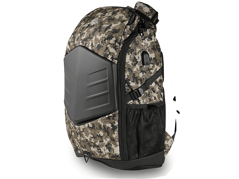 BOOSTBOXX BoostBag Camouflage army Rucksack Materialmix, Notebook-Rucksack Universal für