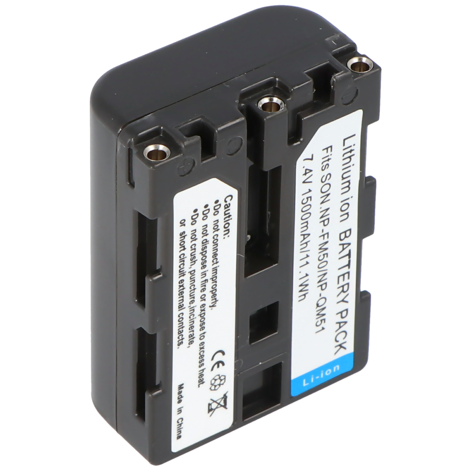 ACCUCELL Sony NP-QM50, NP-QM51 Uyumlu Li-ion Yedek Batarya/ Pil
