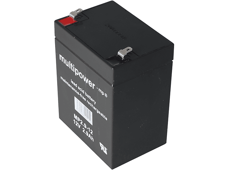 MULTIPOWER Akku passend für LD Systems Roadboy 65 Batterie für mobiles PA-Soundsystem LDRB65 12 Volt 2900mAh 10 Pb - Blei Bleiakku, 2900 mAh
