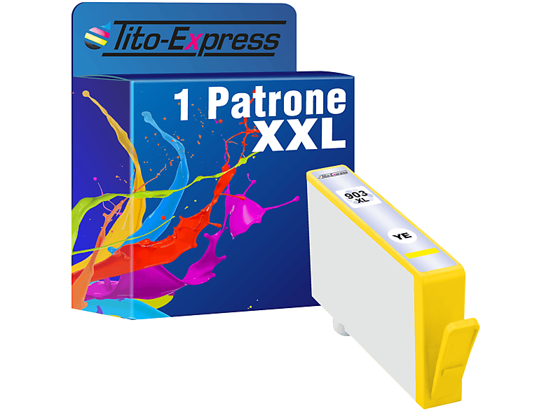 TITO-EXPRESS PLATINUMSERIE 1 XL (T6M11AE) Patrone HP ersetzt 903 Tintenpatrone Yellow