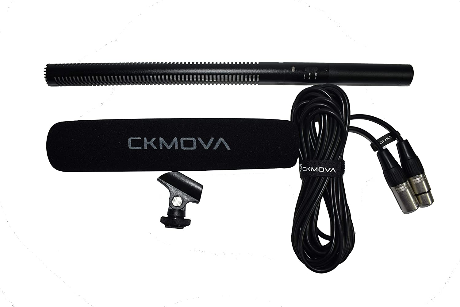 Richtungskondensatormikrofon Mikrofon Schwarz CKMOVA DCM1