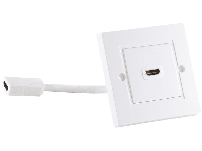 S/CONN MAXIMUM CONNECTIVITY HDMI Wanddose 1xHDMI Buchse mit Kabelverlängerung Umschalter & Verteiler | home