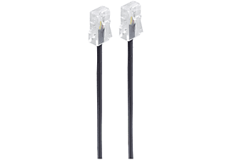 SHIVERPEAKS Western-Stecker 8/4 / Western-Stecker 8/4 20m TAE ISDN Kabel schwarz