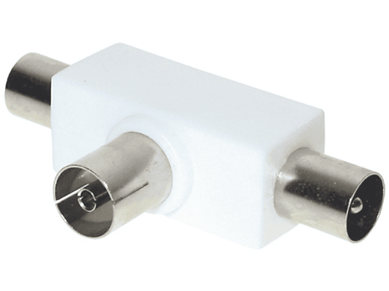 Adapter SHIVERPEAKS Kupplung Stecker/ 1x Stecker und T-Verteiler, x 2 Antennen