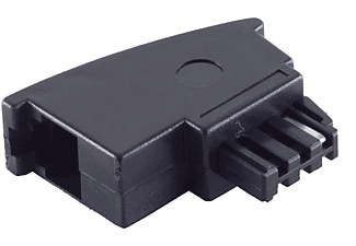 S/CONN MAXIMUM CONNECTIVITY TAE F-Stecker / Western-Buchse 6/4 Import TAE Adapter schwarz