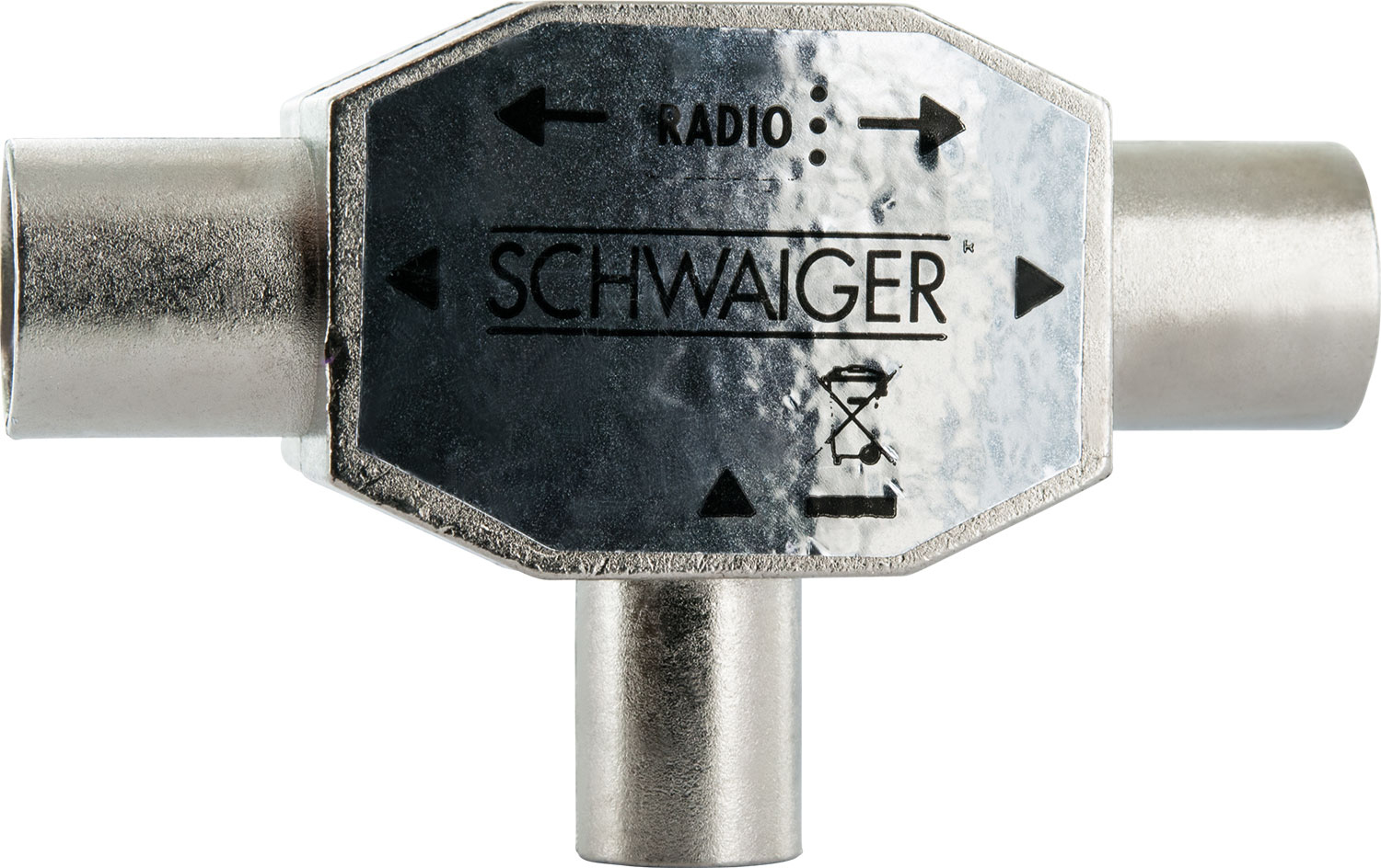 531- Aufsteckverteiler SCHWAIGER -ASV43 (Rundfunk) 2-fach