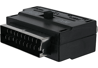 SCHWAIGER -SCA7320 531- AV Adapter 3 CINCH Buchsen + S-VHS Buchse <gt/>  SCART Stecker (IN/OUT)