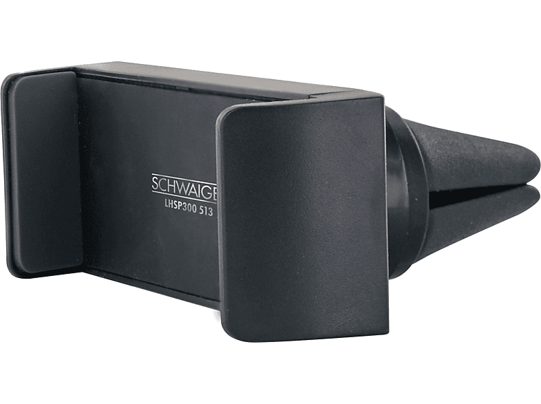 SCHWAIGER -LHSP300 513- Schwarz/Silber Smartphone Halterung für das Universal Lüftungsgitter