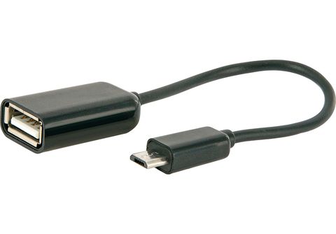 USB-OTG-Adapter, Micro-USB-Stecker - USB-Buchse, USB 2.0, 480 Mbit