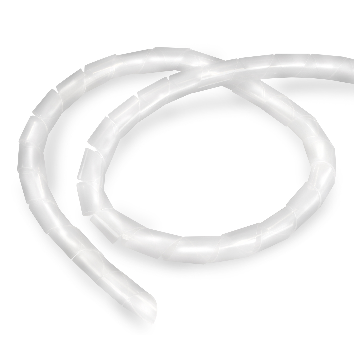Spiral-Kabelschlauch Premium Kabelschlauch, Weiß, 10m Weiß TPFNET 20-130mm,