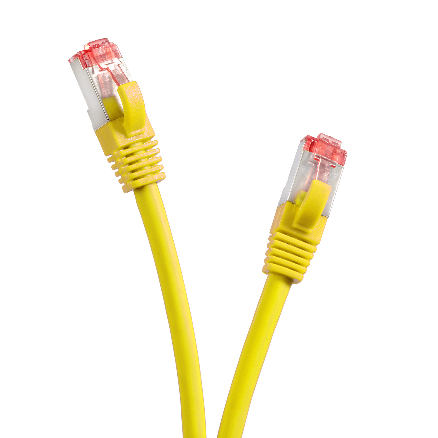 TPFNET 7,5m Patchkabel / Netzwerkkabel 7,5 gelb, m 1000Mbit, S/FTP Netzwerkkabel