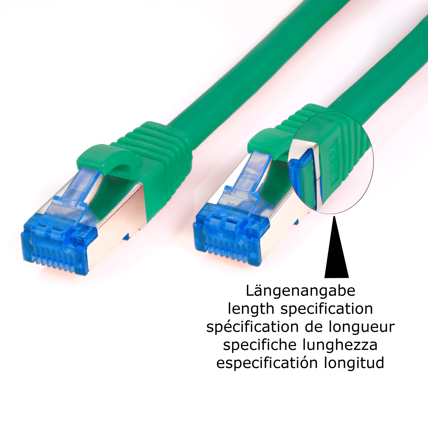 Patchkabel S/FTP 10 Netzwerkkabel, grün, / 10GBit, 10m TPFNET Netzwerkkabel m