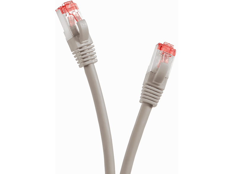 S/FTP 0,50m / Netzwerkkabel 1000Mbit, grau, Patchkabel 0,5 m TPFNET Netzwerkkabel,