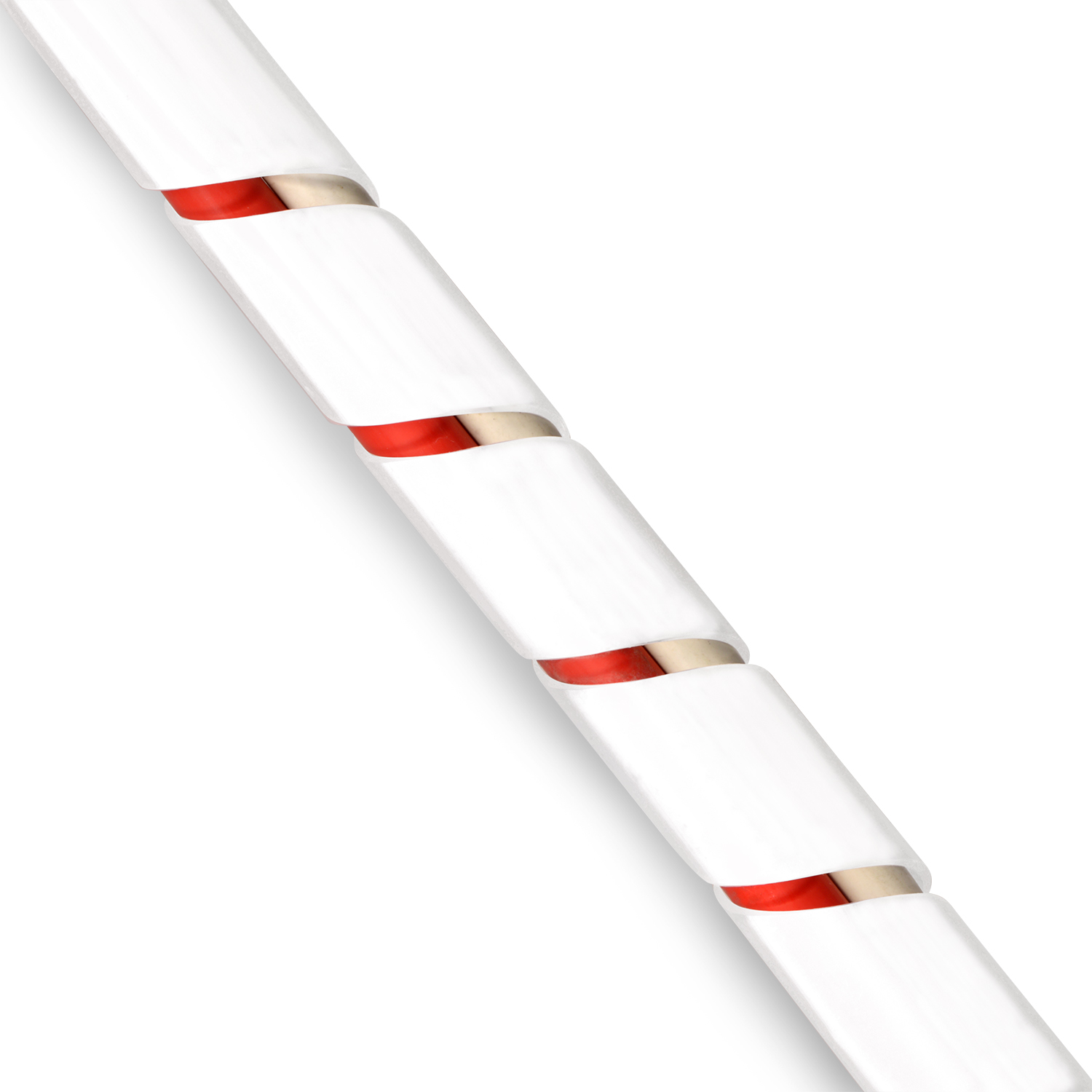 TPFNET Premium Weiß, 20-130mm, Spiral-Kabelschlauch 10m Weiß Kabelschlauch