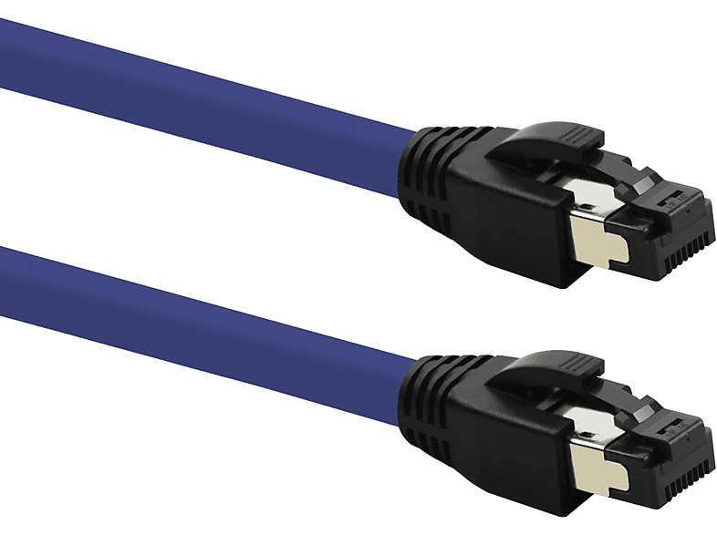TPFNET 3m Patchkabel / violett, 40 Netzwerkkabel m S/FTP GBit, Netzwerkkabel, 3