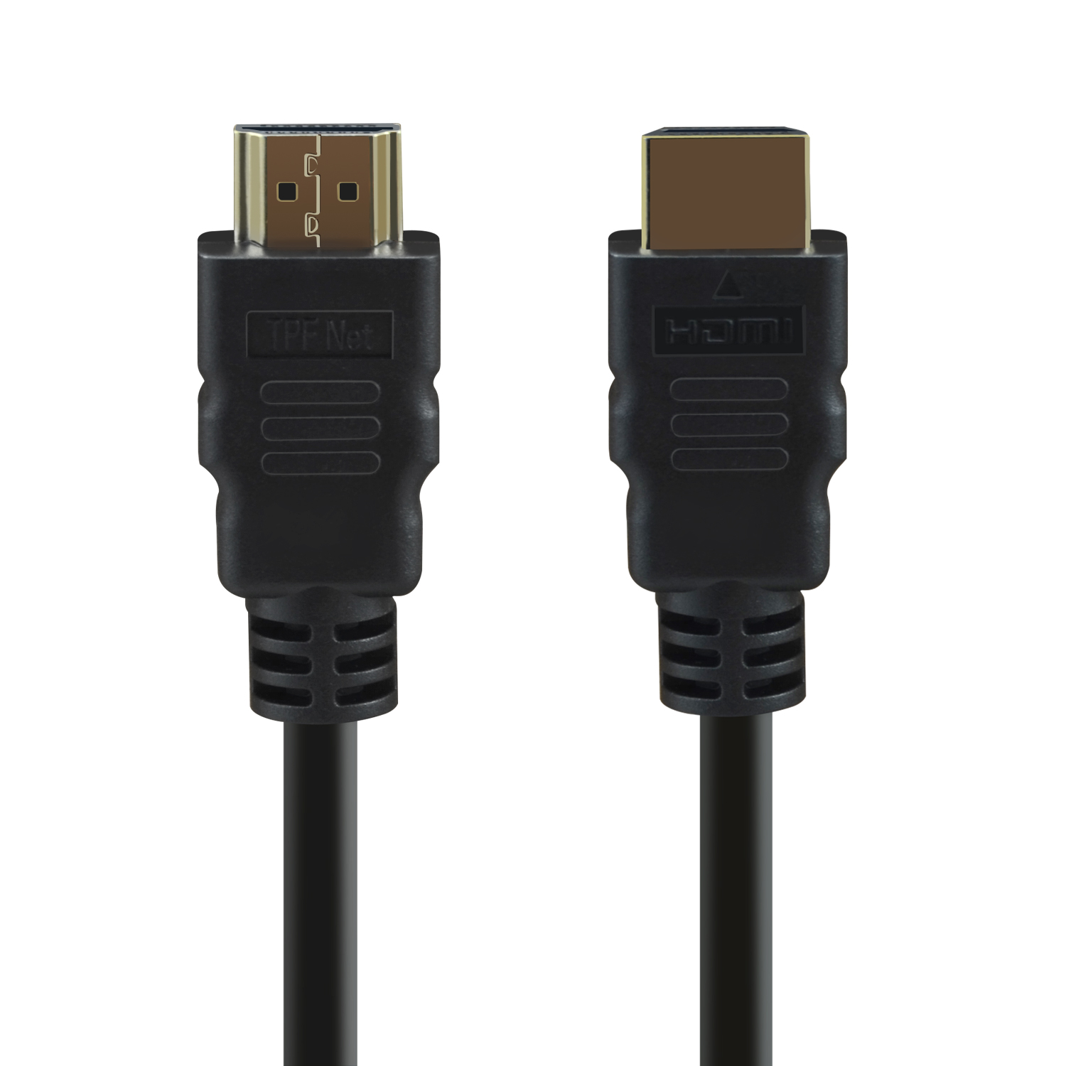 TPFNET HDMI-Kabel Schwarz 5m Ethernet, HD, Ultra mit abwärtskompatibel, 8K, Premium HDMI-Kabel, schwarz,