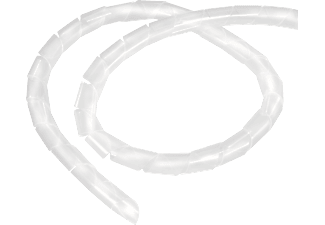 TPFNET Premium Spiral-Kabelschlauch 9-65mm, Transparent, 10m Kabelschlauch, Transparent