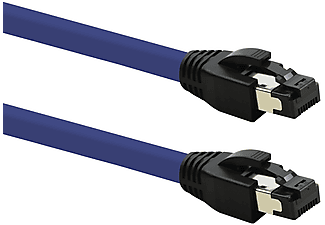 TPFNET 10er Pack 7,5m Patchkabel / Netzwerkkabel S/FTP 40 GBit, violett, Netzwerkkabel, 7,5 m