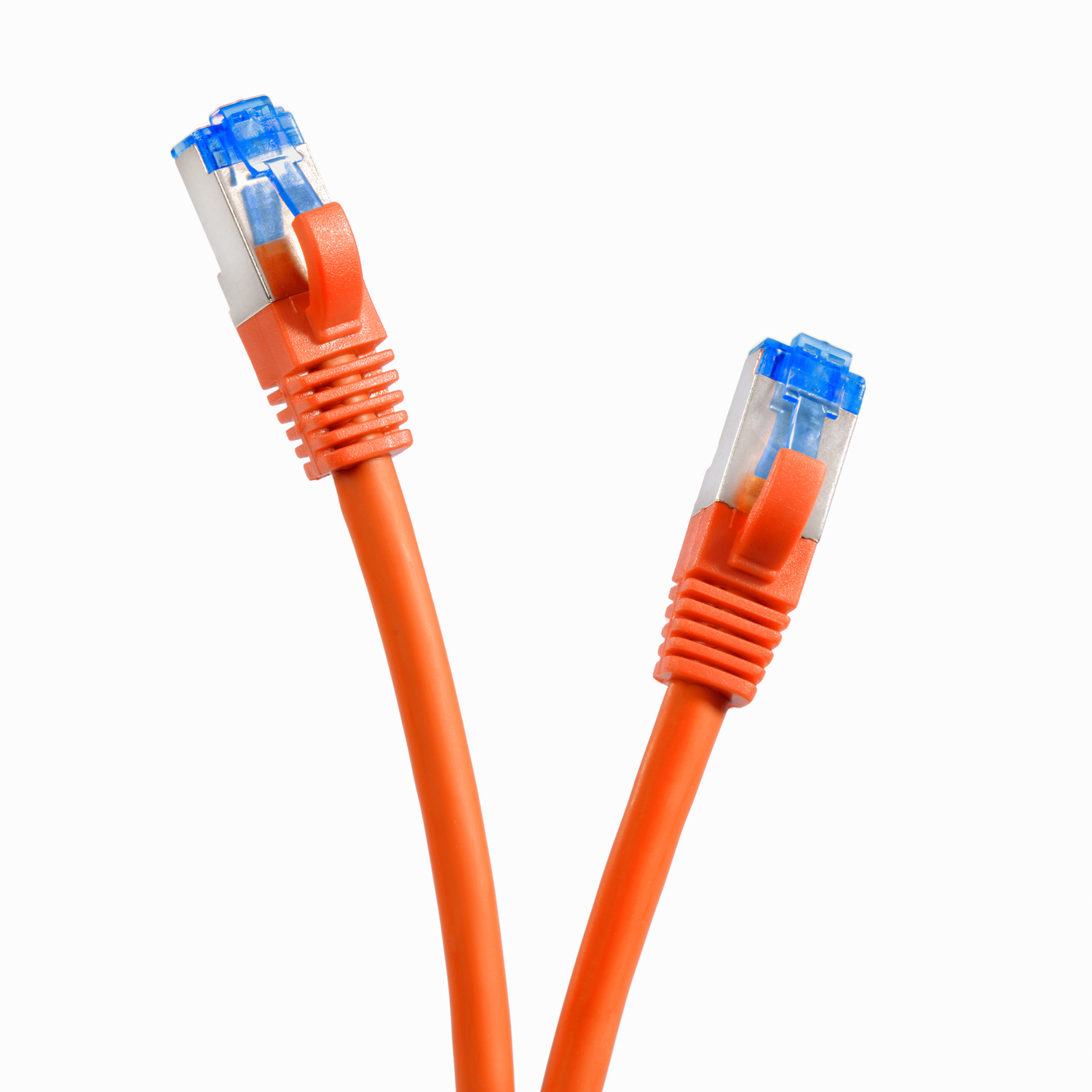 TPFNET 5er Pack 5m / Netzwerkkabel orange, 10GBit, 5 Patchkabel Netzwerkkabel, S/FTP m