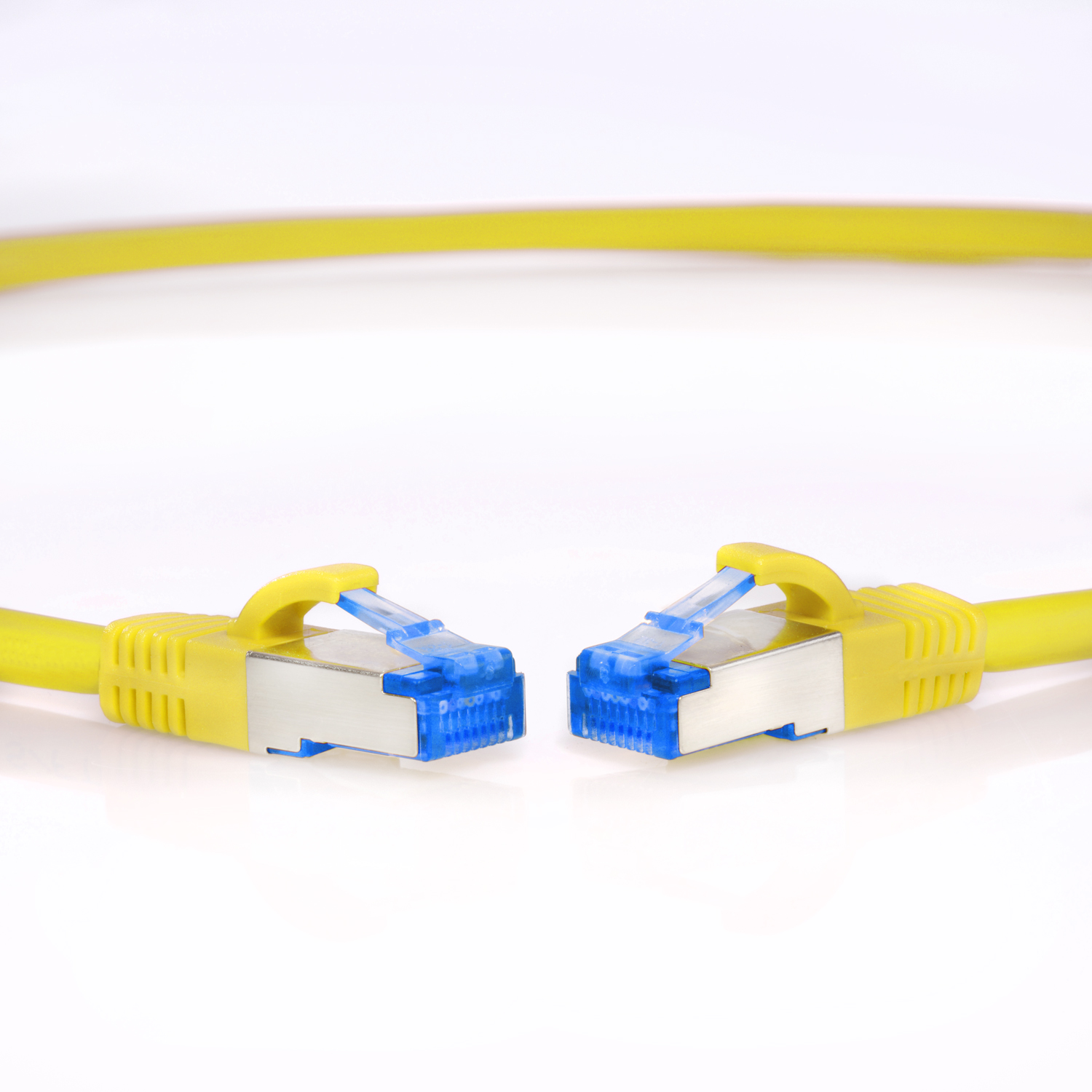 Netzwerkkabel 10GBit, gelb, m Netzwerkkabel, Patchkabel / 10 10m S/FTP TPFNET