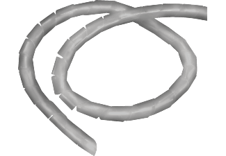 TPFNET Premium Spiral-Kabelschlauch 12-75mm, Silber, 10m Kabelschlauch, Silber