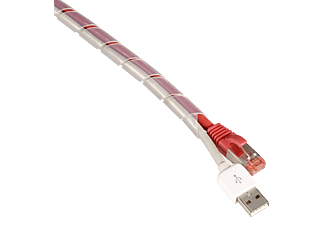 TPFNET Premium Spiral-Kabelschlauch 9-65mm, Transparent, 10m Kabelschlauch, Transparent