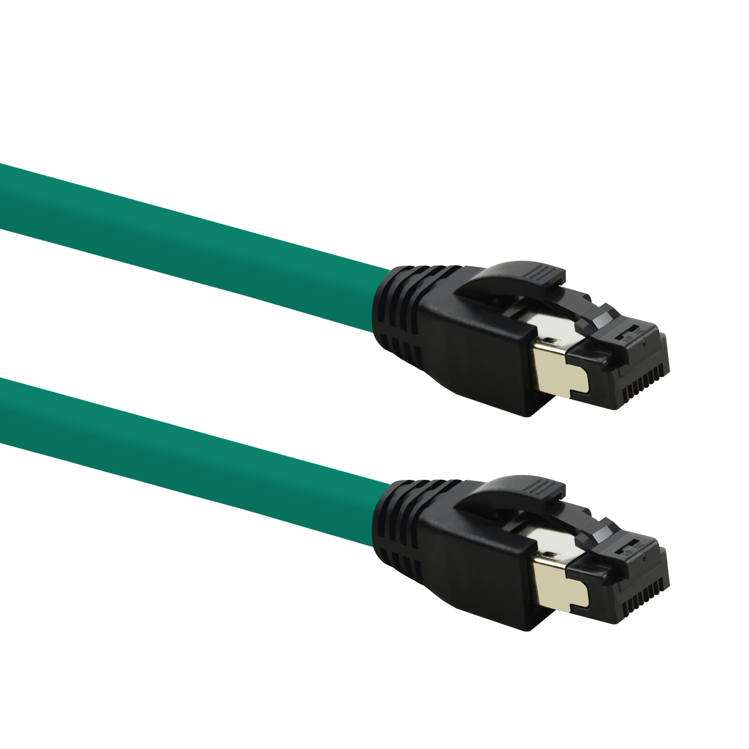 TPFNET 10m Patchkabel / 10 Netzwerkkabel S/FTP grün, 40 GBit, m Netzwerkkabel