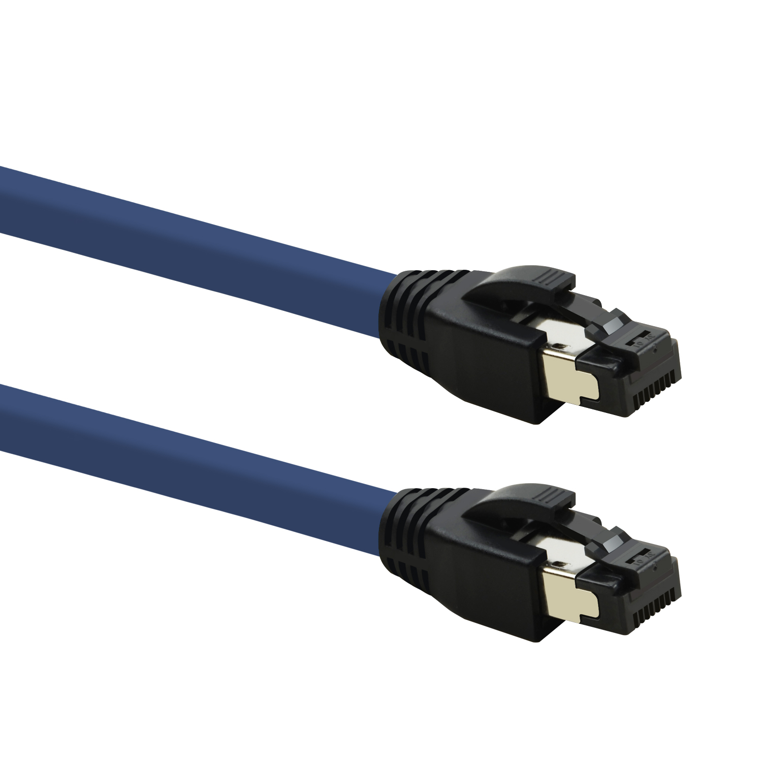 TPFNET 0,25m / Netzwerkkabel blau, 40 m S/FTP Netzwerkkabel, GBit, Patchkabel 0,25