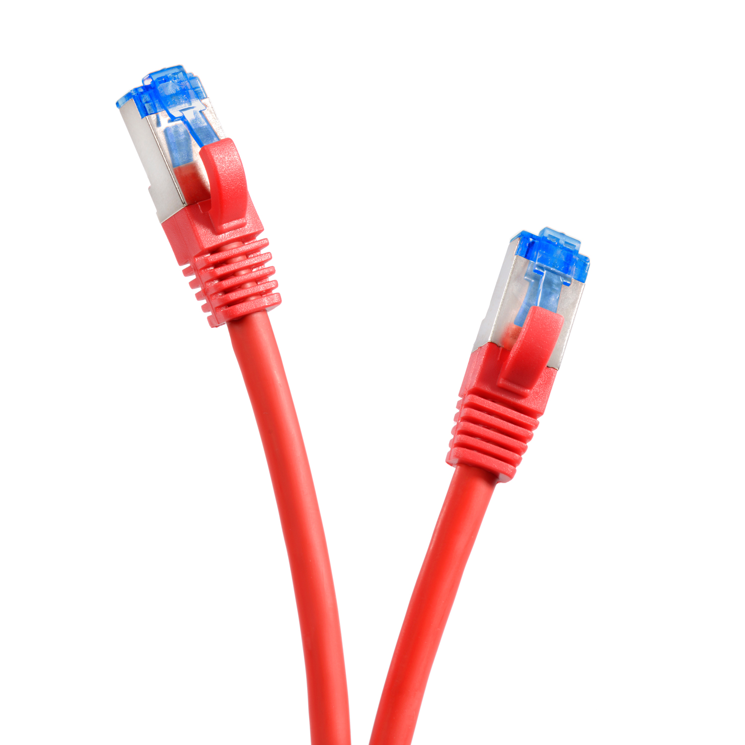 2m / S/FTP 2 Netzwerkkabel, rot, TPFNET Netzwerkkabel m 10GBit, Patchkabel