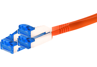 TPFNET 10er Pack 1,5m Patchkabel / Netzwerkkabel S/FTP 10GBit, orange, Netzwerkkabel, 1,5 m
