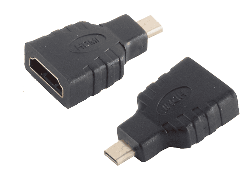 S/CONN MAXIMUM HDMI Stecker Adapter micro HDMI-A / CONNECTIVITY Buchse HDMI-D Adapter