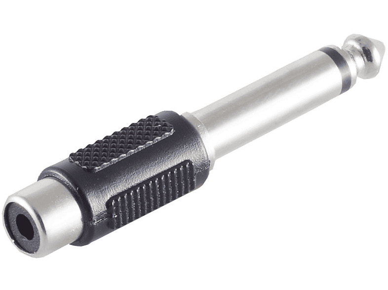 SHIVERPEAKS Adapter, Klinkenstecker Mono 6,3mm/Cinchbuchse, Stecker/ Adapter