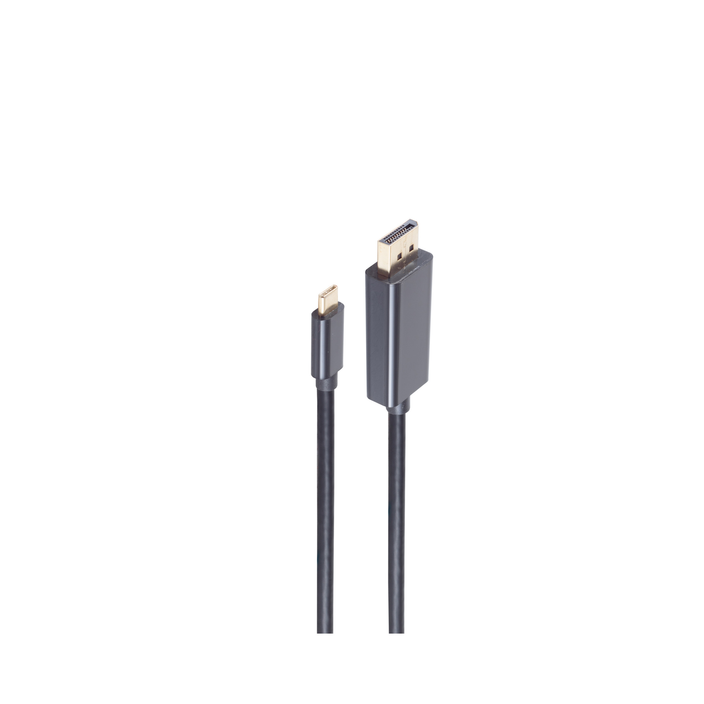 SHIVERPEAKS Displayport Stecker auf Adapter, Stecker, DisplayPort 1m, Typ 60Hz 1,8 C m USB