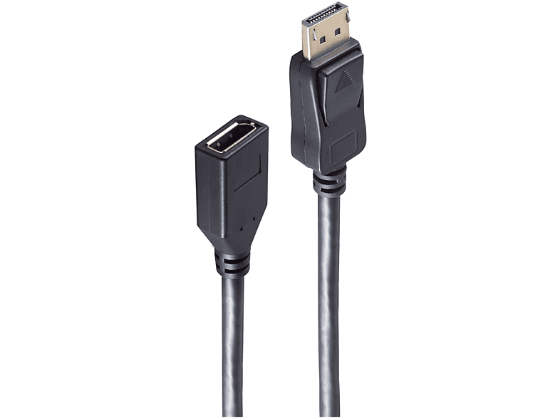 Kabel, 1,0m, 4K, DisplayPort m 1 SHIVERPEAKS 1.2 Verlängerungskabel, DisplayPort