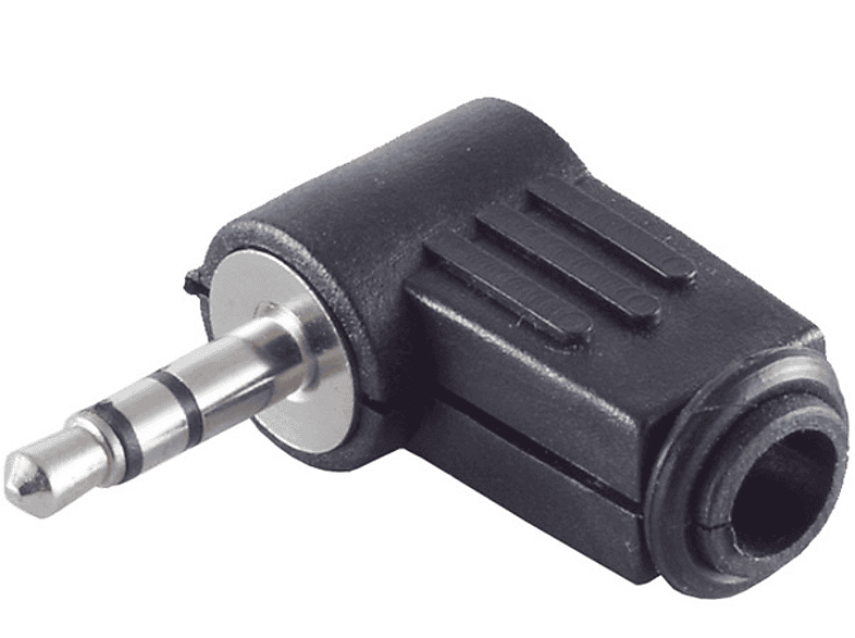 Stereo Adapter SHIVERPEAKS Stecker/ Klinkenstecker 3,5mm, Winkel,