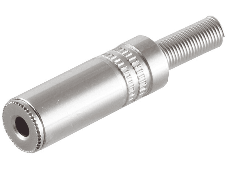 S/CONN MAXIMUM CONNECTIVITY Klinkenkupplung Stereo 3,5mm, Metall Klinke